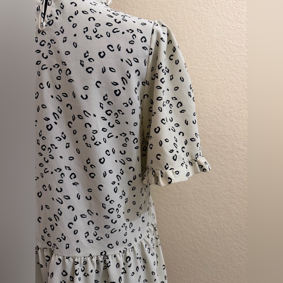 Orange Creek Cream Leopard Print Blouse - Picture 3 of 4